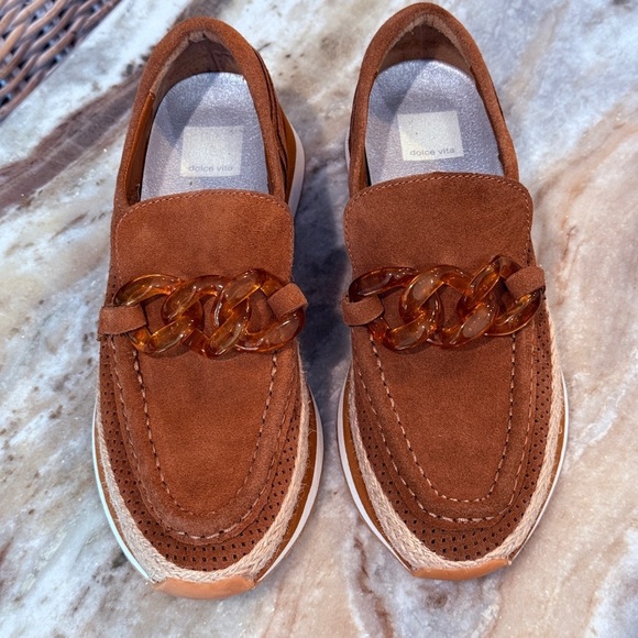 Women’s DOLCE VITA Jadah sneakers- pecan suede. Size 7.5 - Picture 4 of 8